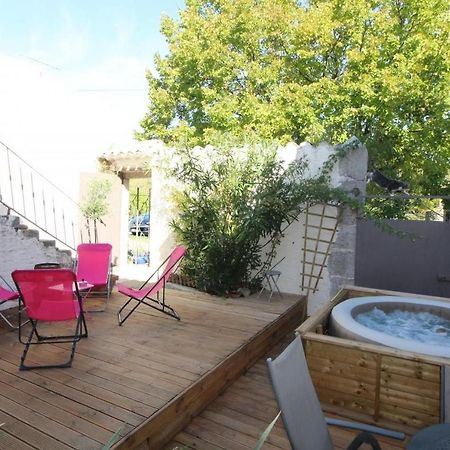 Le Patio Aux Hirondelles Villa Lagorce  Eksteriør bilde